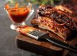 Tasty ribs basted in Big Rick's Bar-B-Q Sauce