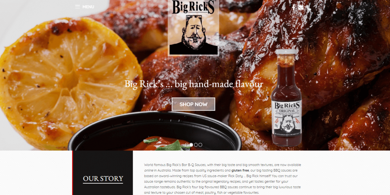 Big Rick's BBQ Sauce is now available online